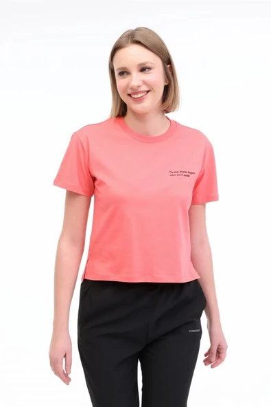 Lumberjack WL ANNA 11 5FX Turuncu Kadın Kısa Kol T-Shirt 101931820 ürün görseli 1