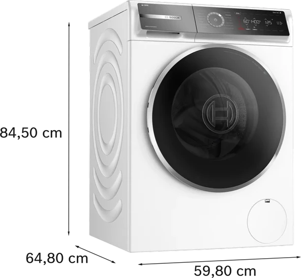 Bosch WGB254A1TR 1400 Devir 10 kg Çamaşır Makinesi - 5