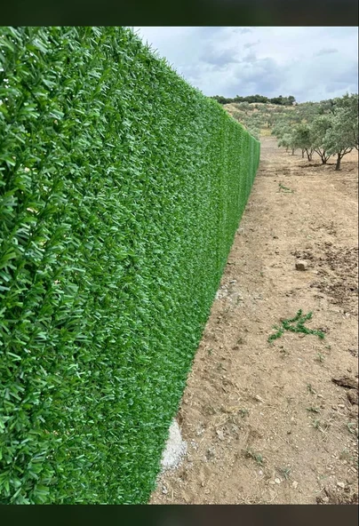 ( 120 cm x 9 mt ) Çim çit yeşil bahçe çiti çit teli örgü teli - Resim 2