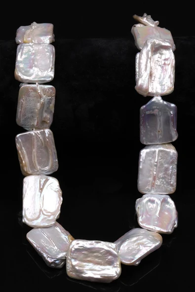 İnci Doğal Taş Dizi 18 x 25 mm Dikdörtgen Kesim - 2