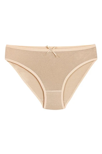 6 Adet Yıldız Bayan Bambu Bikini Külot Ten 3913