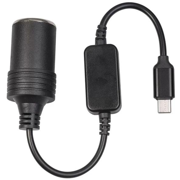 Type-C 5V to 12V Araç Çakmak Dönüştürücü Adaptör