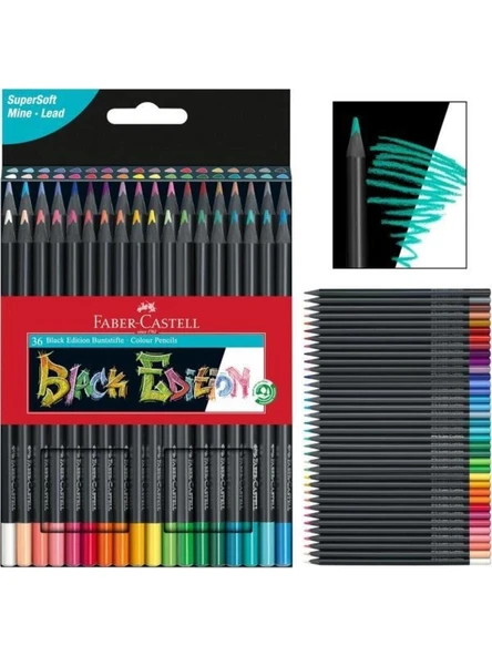 Faber Castell Black Edıtıon 36 Renk Kuru Boya