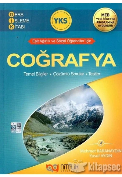 YKS Coğrafya Ders İşleme Kitabı Nitelik Yayınları
