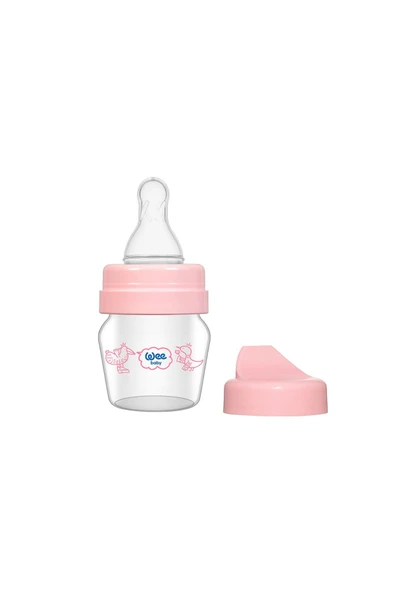 Mini Cam Alıştırma Bardağı Seti 30 Ml - Pembe - 2