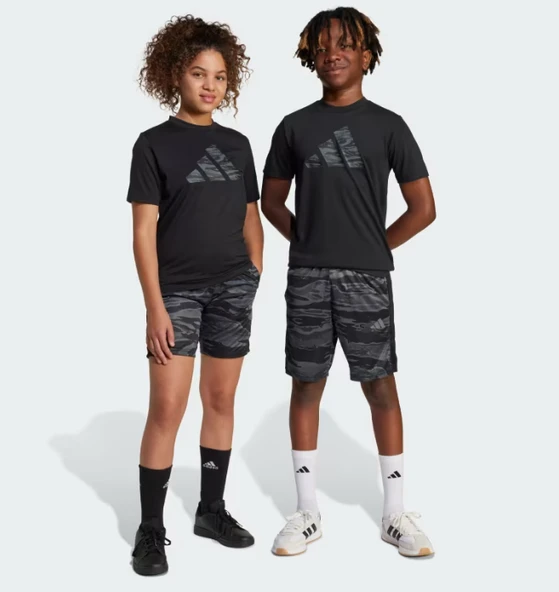 adidas Train Essentials Kamuflaj Çocuk Baskılı Şort JI6103 ürün görseli