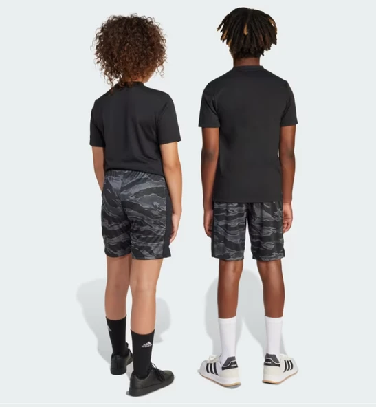 adidas Train Essentials Kamuflaj Çocuk Baskılı Şort JI6103 - Resim 2