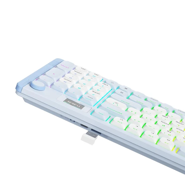 AIGO S99 Sky Realm Red Switch Mekanik Kablosuz Gaming Klavye (İngilizce) - 8