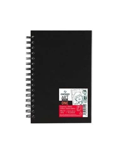 Canson Art Book One Spiralli Sert Kapak Eskiz Defteri A5 100 g 80 Yaprak