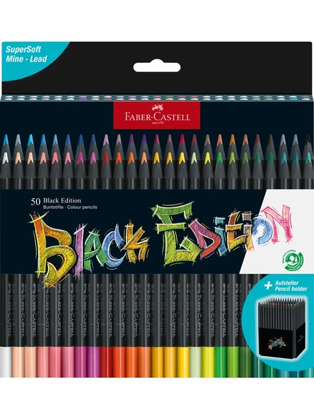 Faber-Castell Black Edition Boya Kalemi 50'li