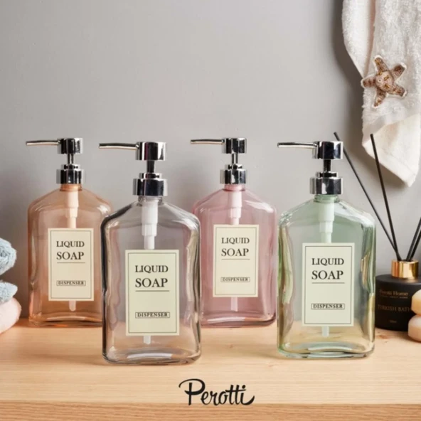 Perotti Liquid Cam Sıvı Sabunluk 15739