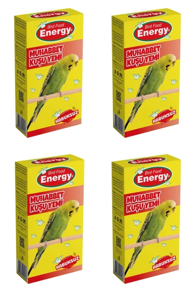 Kabuksuz Muhabbet Kuşu Yemi 400 G - 4 adet