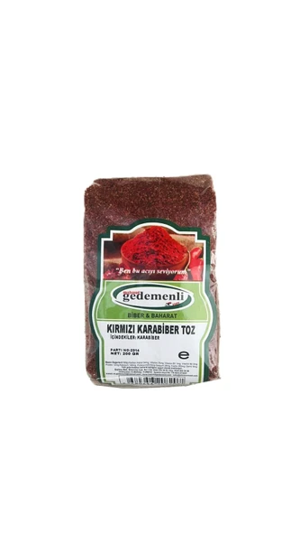 KIRMIZI KARABİBER TOZ 200 GR ürün görseli