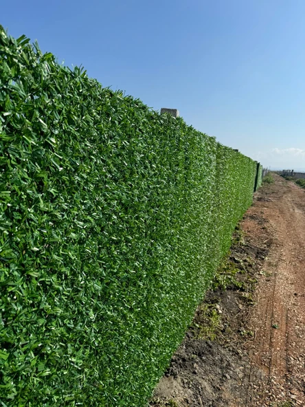 ( 120 cm x 12 mt ) Çim çit yeşil bahçe çiti çit teli örgü teli - Resim 1