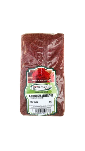KIRMIZI KARABİBER TOZ 400 GR ürün görseli