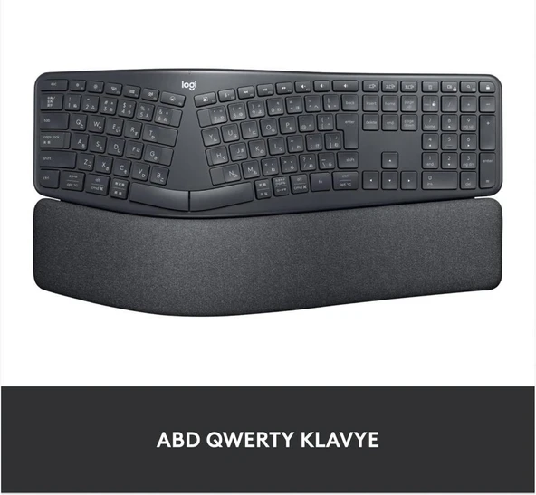 Logitech Ergo K860 920-010109 Q Kablosuz Klavye - Teşhir - Resim 3