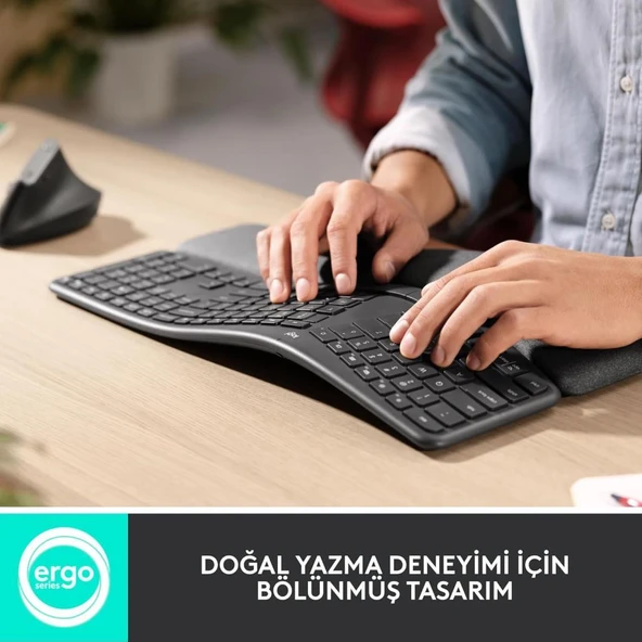 Logitech Ergo K860 920-010109 Q Kablosuz Klavye - Teşhir - Resim 4