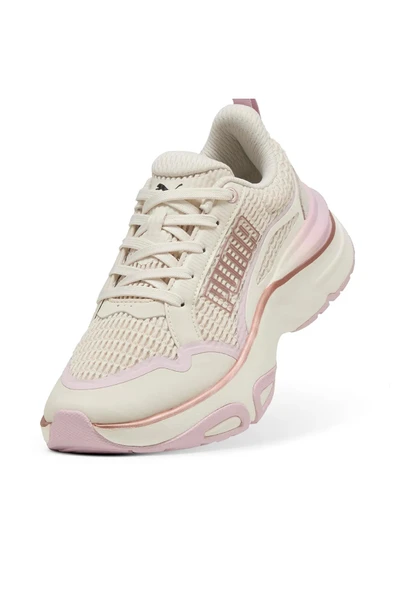 Puma Kadın Softride Divine Metal Bej Koşu Ayakkabısı 31016704 - 4