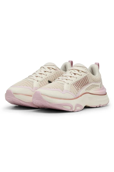 Puma Kadın Softride Divine Metal Bej Koşu Ayakkabısı 31016704 - 2
