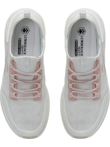 LUMBERJACK YOUNG 4FX BEYAZ PUDRA COMFORT CASUAL SPOR AYAKKABISI - Resim 6