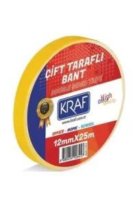 KRAF CIFT TARAFLI BANT 12MMX25M 2512G ürün görseli 1