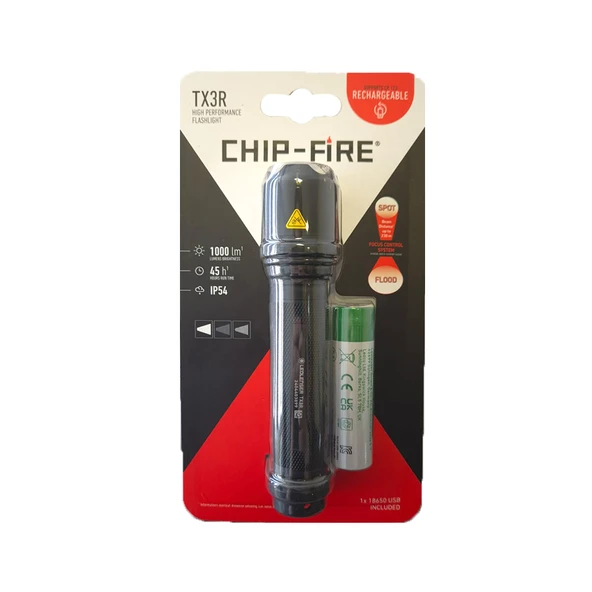 Chip Fire TX3R Şarj Edilebilir El Feneri - 3