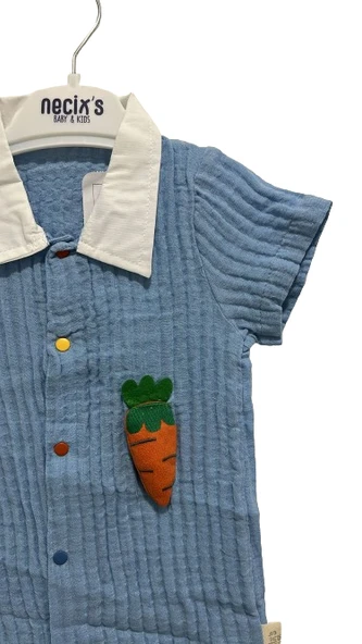 uğurböceğiçocuk Bebek Tulum Havuç Peluşlu Tulum 242199 - 6