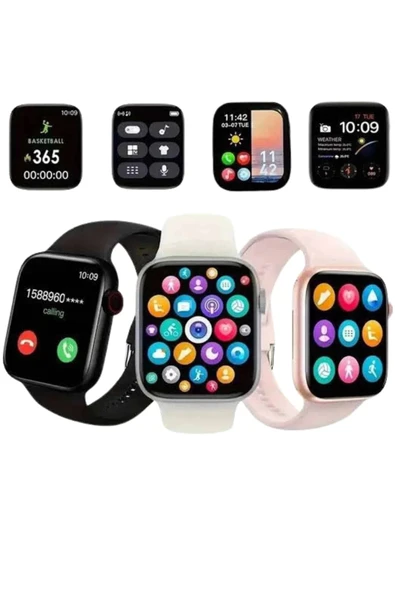 Akıllı Saat Çok Fonksiyonlu Uyku Takibi Adımsayar Nabız Ölçer Arama Cevaplayan - Resim 5