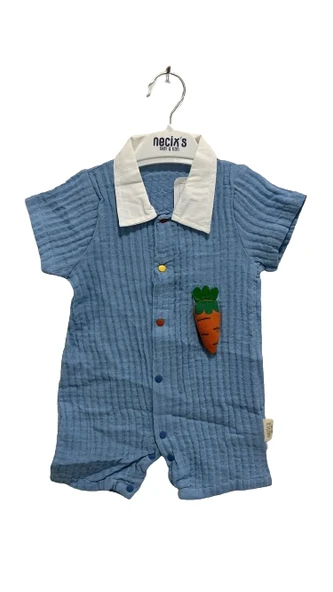 uğurböceğiçocuk Bebek Tulum Havuç Peluşlu Tulum 242199 - 5