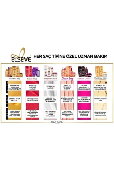 Elseve Mucizevi Yağ Besleyici Bakım Şampuanı 450 ml - 5