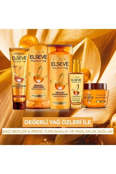Elseve Mucizevi Yağ Besleyici Bakım Şampuanı 450 ml - 4