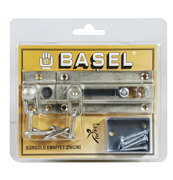 Başel Sürgülü Kapı Emniyet Zinciri Çelik Kapı Emniyet Zinciri - 2