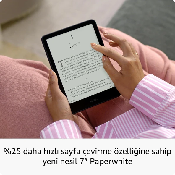Amazon Kindle Paperwhite 12. Nesil 16 GB 7" 2024 E-Kitap Okuyucu | Yeşim - 3