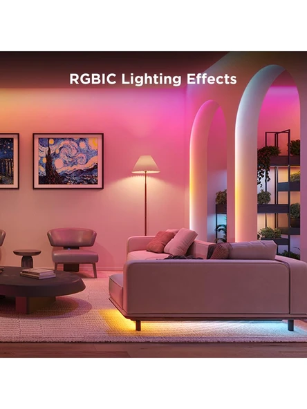 Govee RGBICW WiFi+BT Koruyucu Kaplamalı Matter Destekli LED Şerit (10M) Uygulama Üzerinden Kontrol - 2