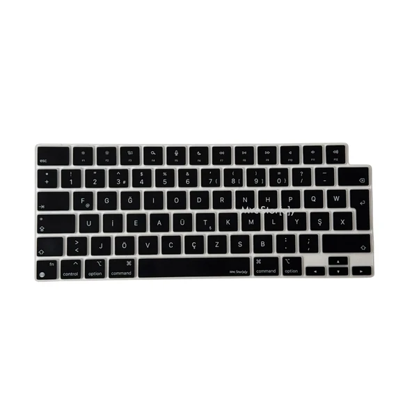 F Klavye Macbook Air-Pro M1-M2-M3-M4 Yeni Düzen (Touchbarsız)A2681 A3113 A2941 A3114 A2442 A2779 A2992 A2918 A2485 A2780 A2991 ile Uyumlu