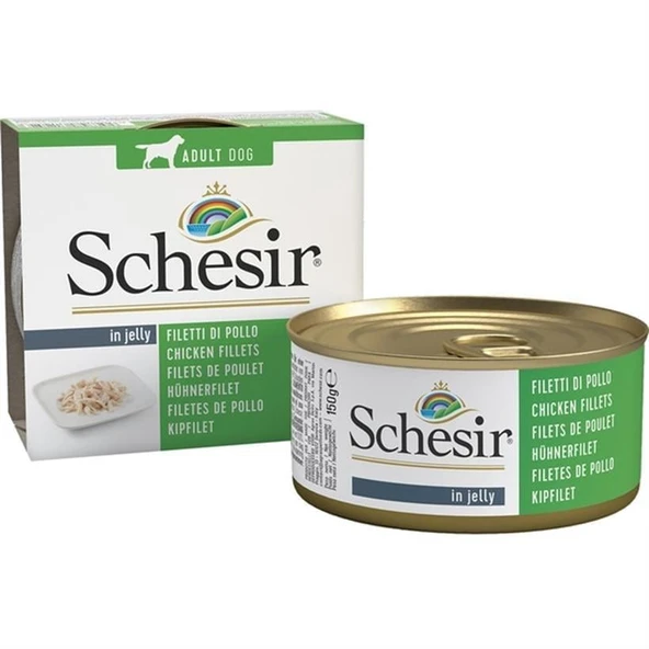 Schesir C680 Tavuk Filetolu Köpek Konservesi 150 Gr