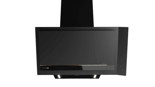 TEKA DVI 88-G1 İNFİNİTY MAT SİYAH CAM 80 CM. DUVAR TİPİ DAVLUMBAZ