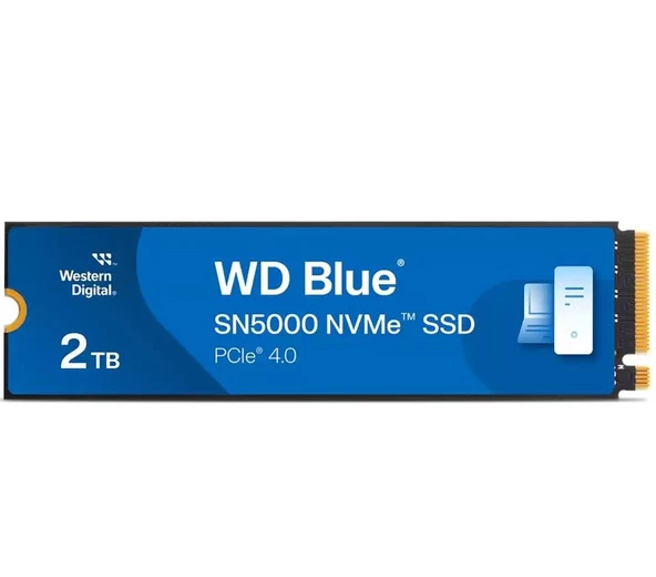 2TB WD BLUE M.2 NVMe SN5000 5150/4850MB/s WDS200T4B0E GEN4 SSD - 2