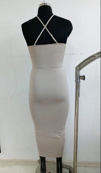 Kadın Elbise Poliamid Büzgülü - 5