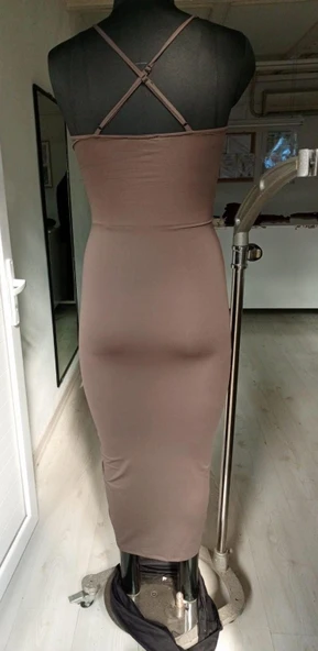 Kadın Elbise Poliamid Büzgülü - 7