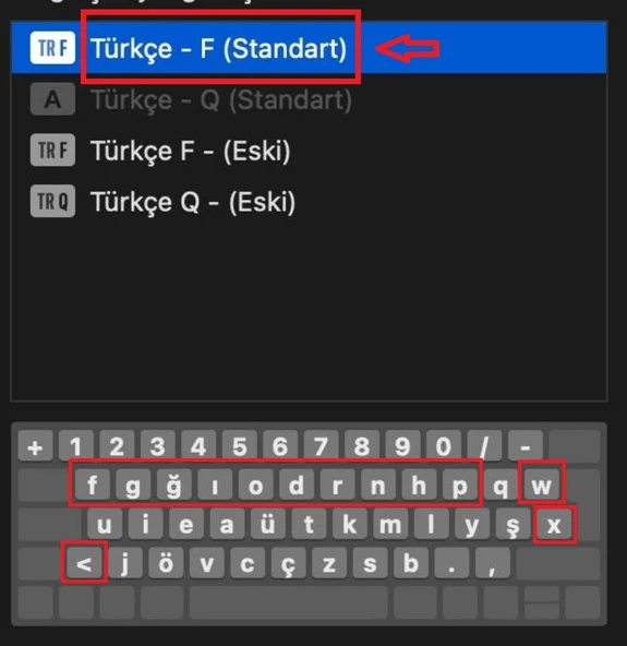 MacBook Türkçe F Klavye Koruyucu Yeni Düzen Air 13.6–15.3 Pro 14.2–16.2 Silikon - Resim 4