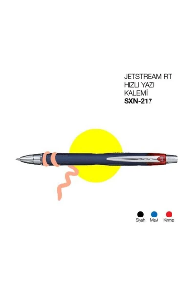 Uniball Jetstream 0,7mm Mavi Hızlı Yazı Kalemi Sxn-217