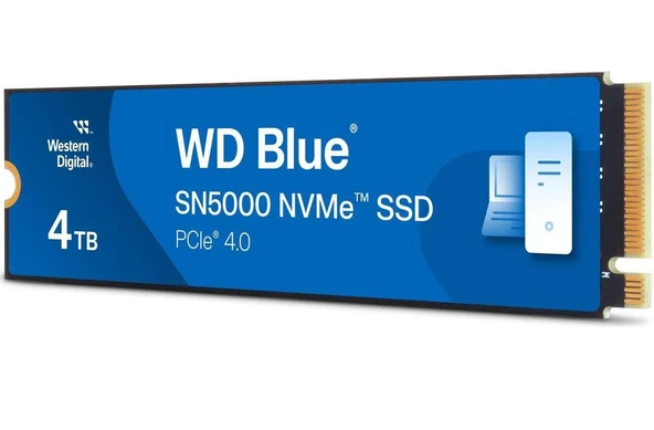 4TB WD BLUE M.2 NVMe SN5000 5500/5000MB/s WDS400T4B0E GEN4 SSD - 2
