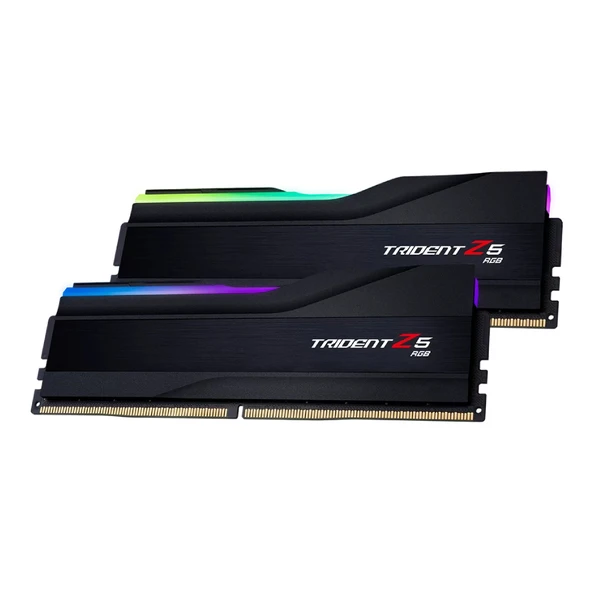GSKILL Trident Z5 RGB Siyah DDR5-6800Mhz CL34 48GB 2x24GB DUAL 34-46-46-108 1.35V - 4