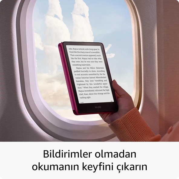 Amazon Kindle Paperwhite 12. Nesil 16 GB 7" 2024 E-Kitap Okuyucu | Ahududu - 5