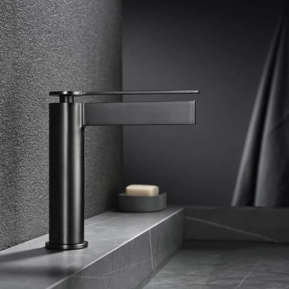 FONTANA LAVABO BATARYASI (MAT SİYAH) FJ-6015 - 2