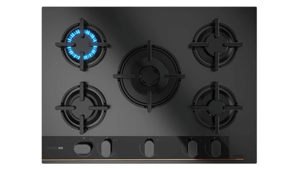 TEKA GBC 75-G1 İNFİNİTY MAT SİYAH 70 CM. 5 GÖZLÜ CAM ANKASTRE OCAK - 7
