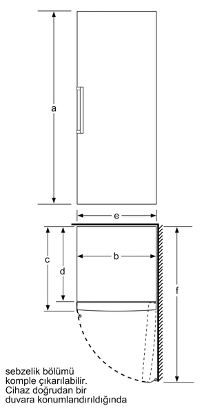 Profilo DF1024WEVV 182 L 6 Çekmeceli Derin Dondurucu - 4