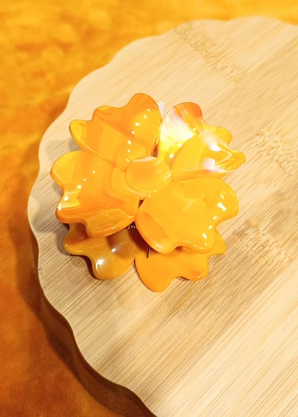 Monalisa Home Lüks Figürlü Turuncu Kıstırma Toka ürün görseli