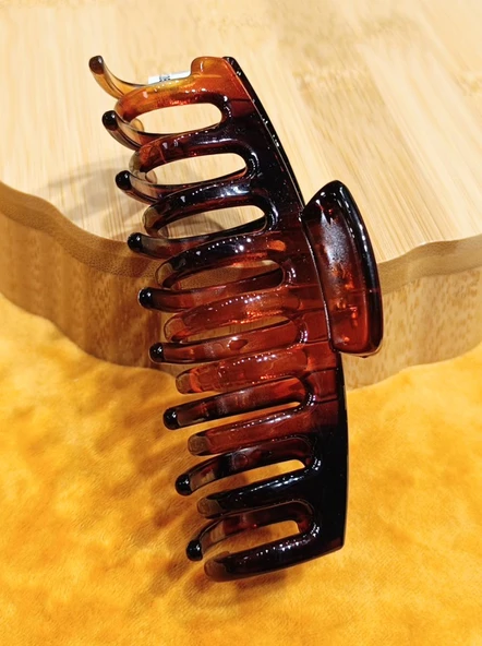 Monalisa Home Lüks Kahverengi Büyük Kıstırma Toka ürün görseli 1